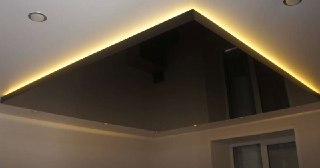 Натяжной потолок с подсветкой Большой Камень, цена от 2125 руб.